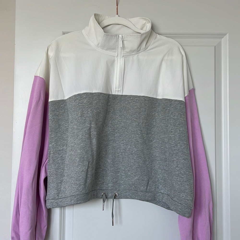 Kittenish x Juicy Couture Color Block Quarter Zip